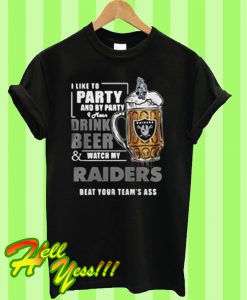 I like to party and by party I mean drink beer T Shirt