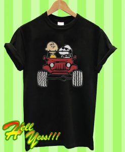 Jeep They Are Snoopy And Charlie Brown T Shirt