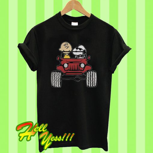 Jeep They Are Snoopy And Charlie Brown T Shirt