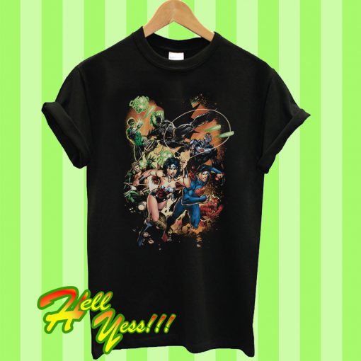 Jim Lee Justice League T Shirt