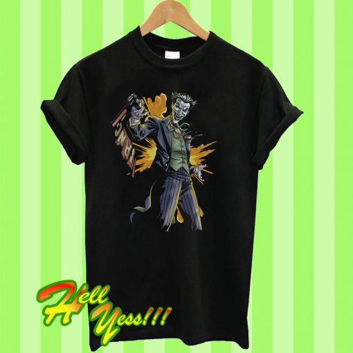 Joker Bang Gun Batman T Shirt