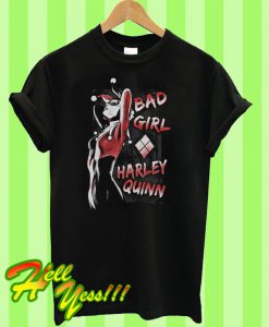 Junior Bad Girl Harley Quinn Batman T Shirt