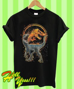 Jurassic World Two Blue Raptor Magma Graphic T Shirt