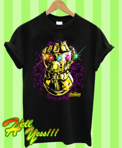 Marvel Avengers Infinity War Gauntlet Sparkle T Shirt