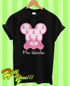 Mickey mouse pink warrior T Shirt