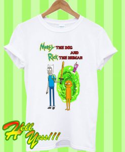 Morty the dog and Rick the human T Shirt