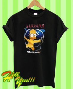 Nirvana Simpson Nevermind T Shirt