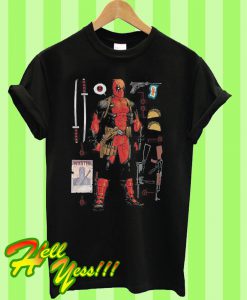 Numbered Items Deadpool T Shirt