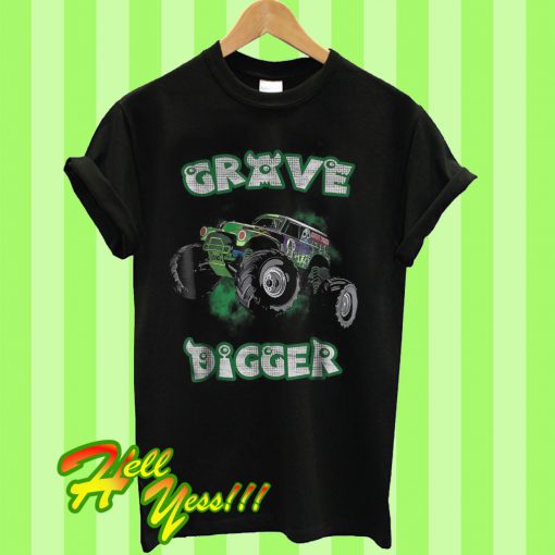 Official Grave Monster Truck Digger T Shirt