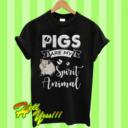 Pig Are My Spirit Animal T Shirt