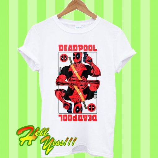 Playing Card Deadpool T Shirt