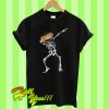 Pumpkin skull dabbing T Shirt