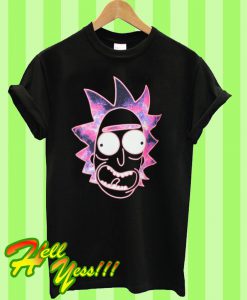 Rick and Morty Neon Galaxy Rick T Shirt