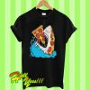 Shark Eating Pizza T Shirt