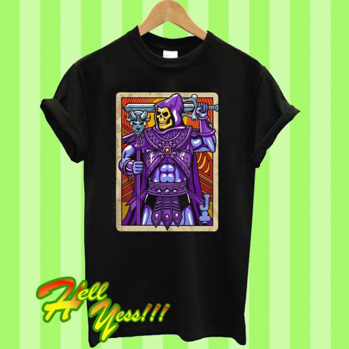 Skeletor Joker Playing Card T Shirt