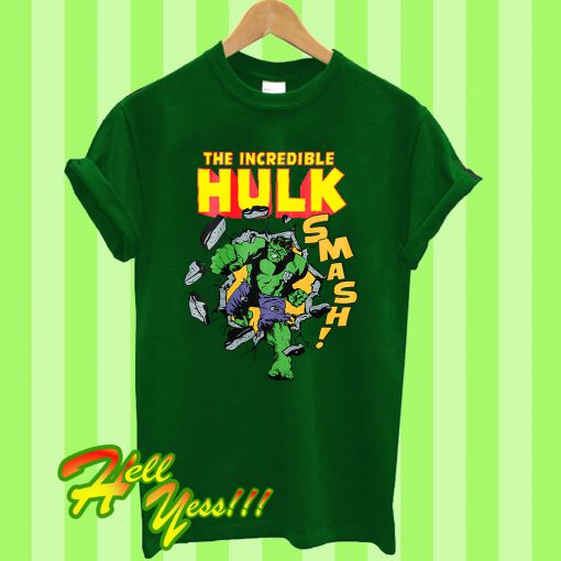 Smashing Entrance Incredible Hulk T Shirt