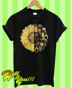 Sunflowers and studio ghibli T Shirt