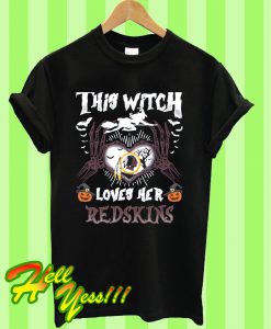 This Witch Loves Her Redskins Halloween T Shirt