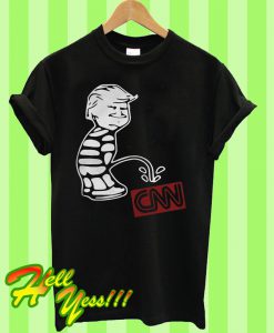 Trump pee on CNN funny T Shirt