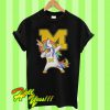 Unicorn dabbing University of Michigan T Shirt