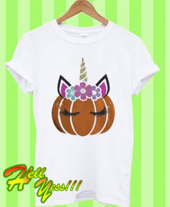 Unicorn pumpkin T Shirt
