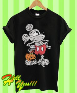 Halloween Mickey Mouse Mummy T Shirt