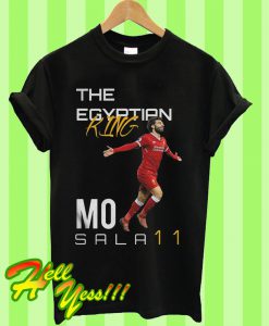 Mo Salah The Egyptian King Liverpool Fc T Shirt