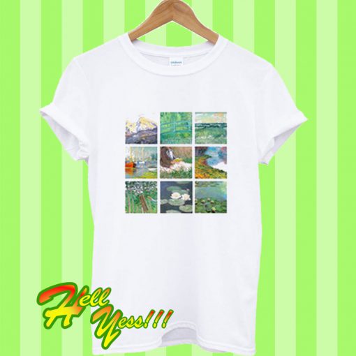 Art Grid of Claude Monet T Shirt