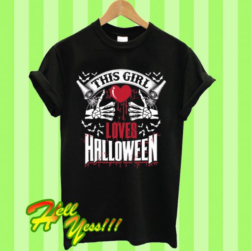 This Girl Love Halloween Creepy T Shirt