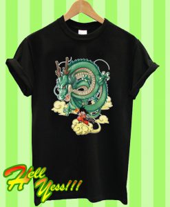 Son Goku And Dragon Shenron T Shirt