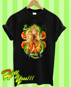 Goku With Shenron T Shirt