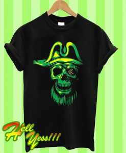 Green Skull Pirate T Shirt