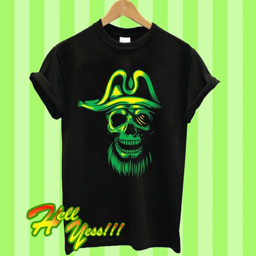 Green Skull Pirate T Shirt