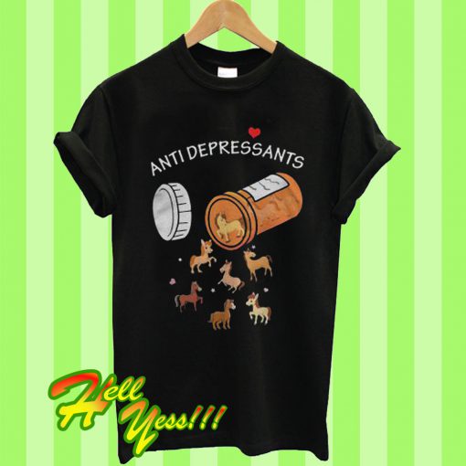 Antidepressants French Horse Drug T Shirt
