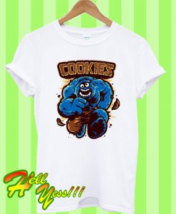 Jacked Cookie Monster T Shirt