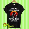Halloween I Love My Little Monster Werewolf Parents T Shirt