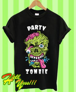 Party Zombie T Shirt