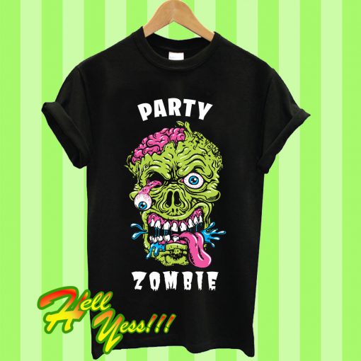 Party Zombie T Shirt