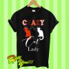 Halloween Cute Crazy Cat Lady T Shirt