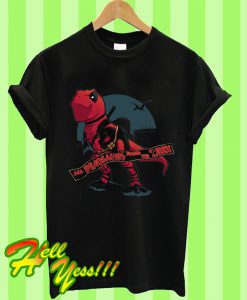 Deadpool T-rex T Shirt