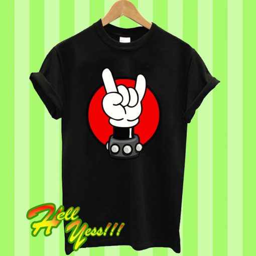 Mickey Rocker Salute T Shirt