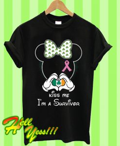 Kiss Me Im A Survivor T Shirt