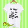 I Shall Be Late Women’s Alice In Wonderland T Shirt