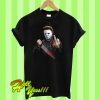 Michael Myers Halloween Middle Finger Horror Movie T Shirt