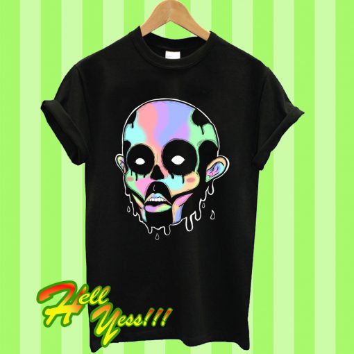 Melting Skull T Shirt