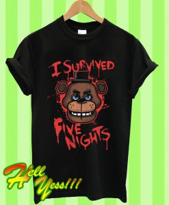 I Survived Five Nights At Freddy's Pizzeria T Shirt