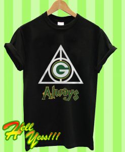 Green Bay Packers Deathly Hallows Always T Shirt