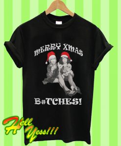 Patsy And Eddie Merry Xmas Bitches T Shirt