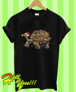 Christmas Turtle Light T Shirt