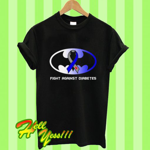 Batman Fight Against Diabetes T Shirt
